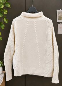 Cozy Cable Knit Turtleneck Sweater