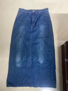 Maxi Denim Skirt