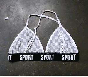 Checkerboard Sports Bra