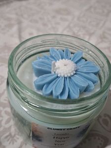 Daisy Flower Candle