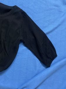 Elegant Black Tunic Top