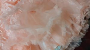 Peach Girl Party Frock