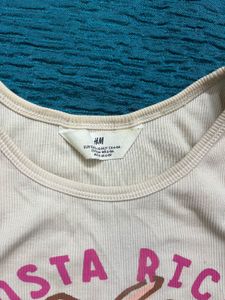H&amp;m ribbed baby top