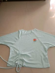Cute Pastel Blue Tunic Top
