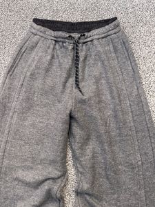 Comfortable Grey Wide Leg Sweatpants