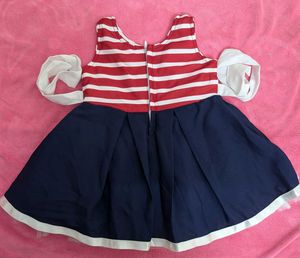 Adorable Girls Striped Dress