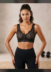 Elegant Black Lace Bra