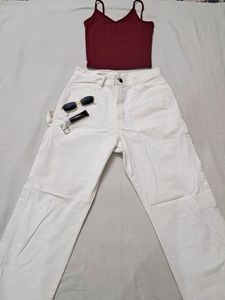 Original Dickies White Cargo Pant