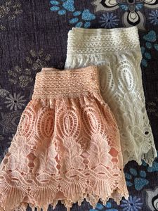 Chic Lace Mini shorts combo