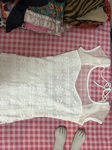 Pinterest Elegant White Lace Blouse