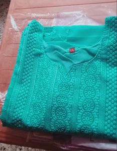 Chikan embroidery kurta