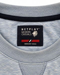Men's Blue Crewneck Sweatshirt