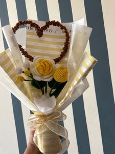Handmade Heart &amp; Flower Bouquet