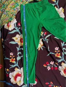 Green Cotton Kurta set