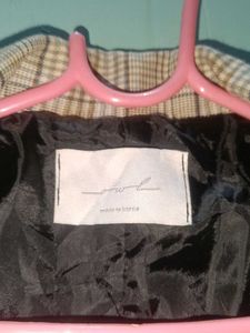 Korean Imported Checked Blazer