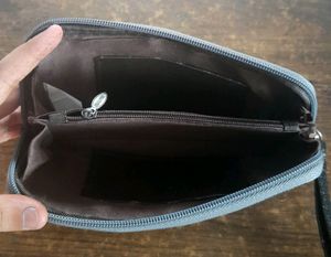 Shimmery Purse Cum Make Up Pouch