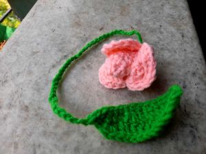 Handmade Crochet Flower Charm