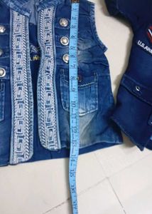 Boys Denim Jacket &amp; Shirt Set