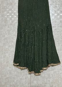Beautiful Designer Sharara Suit In Pure Crepe
