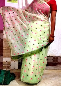 Light Green Saree
