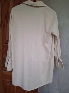 Classic Cream Oversized Shirt