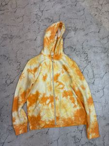 Tie-Dye Zip-Up Hoodie