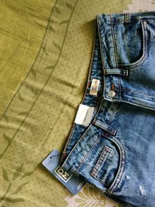 Trendy Ripped Mom Jeans