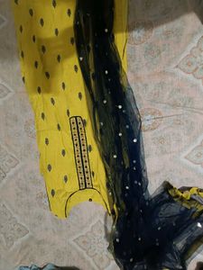 Vibrant Yellow Kurta Set with Dupatta