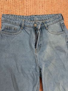 Light Wash Wide Leg Jeans