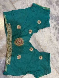 Party Wear Net Saree With Blouse