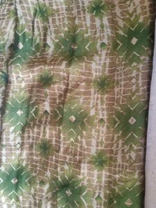 Vibrant Printed Silk Saree