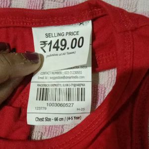 Cute Cat Print Red Tank Top