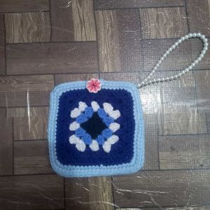 Crochet Granny Square Pouch