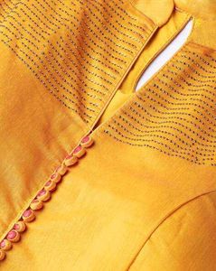 Elegant Yellow Anarkali gown