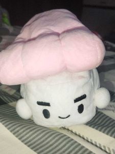 Cute White &amp; Pink Plush Toy