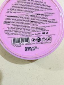 Nykaa Wanderlust Sicilian Sweet Pea Body Butter
