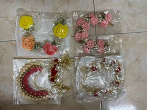 Assorted Floral Hair Accessories Set
