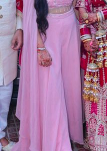 💕 Beautiful Baby Pink Party Wear Dress