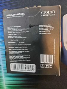 Croma 6-Button Rechargeable Wireless Mouse