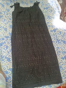 Black Sequined Ethnic kurti