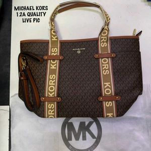 MICHAEL KORS*MK Maeve Tote Bag With Sling Belt*