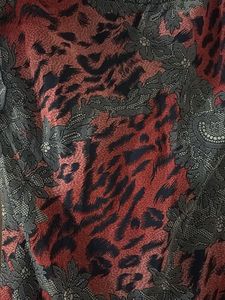 Sheer Animal Print Midi Dress