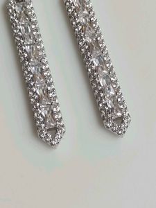 Elegant Drop Earrings with Crystals