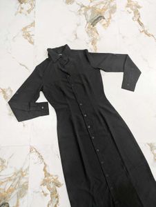 Classic Black Shirt Dress