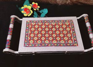 Silver Dry Fruits Platter