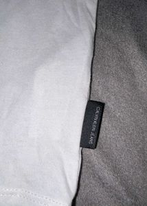 Calvin Klein Jeans White V-Neck Tee