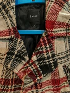 Trendy Plaid Moto Jacket