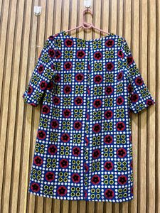 Vibrant Mod Print Mini Dress length 31