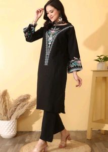 Beautiful Embroidered Kurta Pant Set