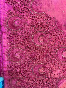 Designer Saree with Embellished Blouse
